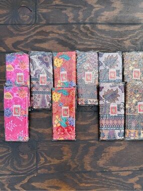 Printed Cotton Saree with Vibrant Floral & Paisley Motifs - Pink, Red, Purple